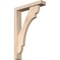 Ekena Millwork Olympic Block Smooth Bracket w/ Offset Brace, Douglas Fir, 3 1/2"W x 16"D x 24"H BKT0402X16X24OLY05SDF - alternate 1